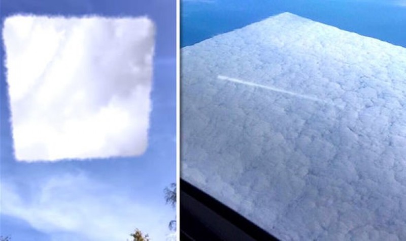 Alguns outros exemplos de nuvens estranhas capturadas no céu ao redor do mundo. E isso deveria ser um fenômeno natural? via Express