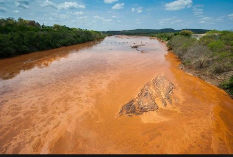 A morte do rio Doce, fuzilado pela Samarco, Vale, BHP Billiton e o Governo Federal.