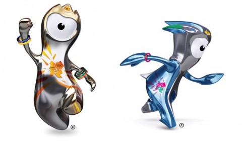 Os mascotes oficiais de Londres 2012 fazem uma referência óbvia ao %u2018Olho Que Tudo Vê%u2019, um símbolo ancestral sobre a iluminação.