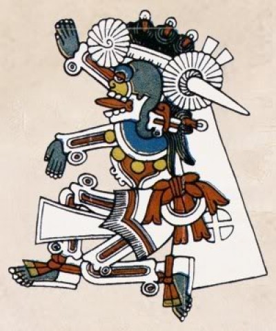 Mictecainuatl, a deusa asteca da morte.