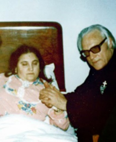 Padre Giuseppe Borra, Passionista, com Teresa.