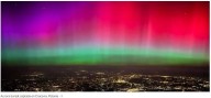 Auroras boreais iluminam os céus de grande parte da Europa
