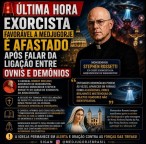 Exorcista é afastado após falar da ligação entre OVNIs e demônios.  