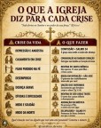 O que a Igreja diz para cada crise