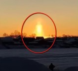 Um grande prodígio aparece no céu da Rússia (vídeo)