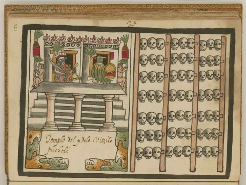 Antiga crônica espanhola descreve o diabólico templo.