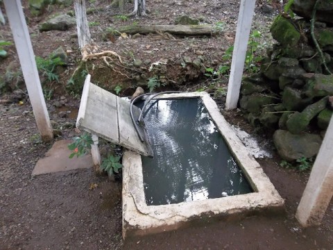 Tanque onde Dorothea lavava a roupa em 25.02.1944 quando Nossa Senhora lhe apareceu.