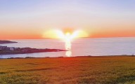Um anjo no por do sol? 