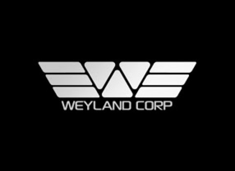 El logotipo de la corporación Weyland es otra referencia al disco solar egipcio.