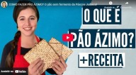 COMO FAZER PÃO ÁZIMO - O pão sem fermento da Páscoa Judaica! (vídeo)