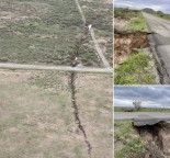 Enormes fissuras de terra racham o solo do Condado de Cochise, Arizona (EUA)