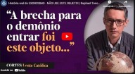 O perigo de se usar corporalmente objetos estranhos e símbolos supersticiosos. Demônios dizem em exorcismo: 