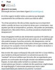 Declaração de Dom Carlo Maria Viganó: Em 2018, Eugenio Scalfari relatou as palavras que Bergoglio supostamente lhe confidenciou sobre a visão que teve a respeito do além.
