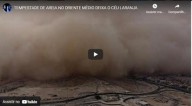 Tempestade de areia no Oriente Médio deixa o céu laranja (vídeo) 
