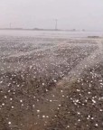 Forte queda de granizo na Arábia Saudita