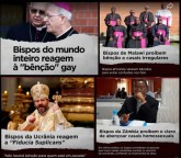 Autoridades católicas do mundo inteiro se revoltam com decisão do Papa sobre benção para LGBT's e se negam a seguí-la.