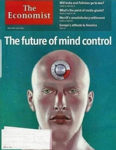 Capa da revista The Economist %u2013 O Futuro do Controle da Mente.